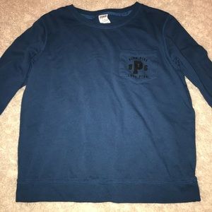 VS PINK blue pullover